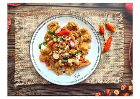 Resep 🌶kulit Ayam Crispy Sambal Matah🌶 Oleh Tini Cookpad