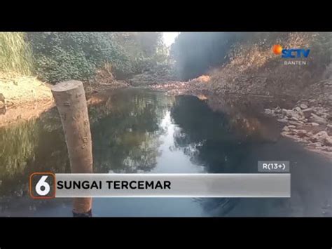 Sungai Cidurian Berubah Warna Menjadi Hitam Dan Berminyak Youtube