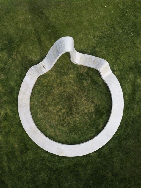 Loop By Fahr 0213 Is A Concrete Sculpture With An Organic Circular