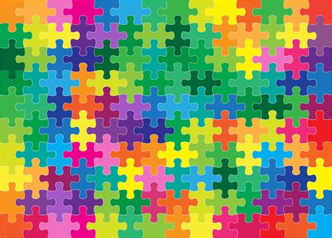 Colorful jigsaw puzzles background vector illustration 8196348 Vector Art at Vecteezy