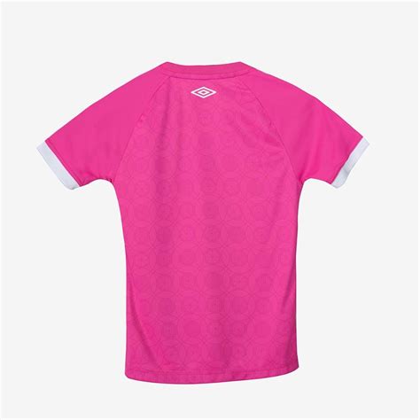 Camisa Juvenil Umbro Feminina Santos Outubro Rosa Rosa