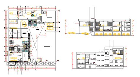 Commercial Building Plan & Elevation Design Commercial Building Plans ...