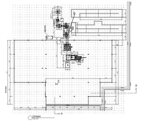 Floor Plan Of Incinerator Plant In Detail AutoCAD 2D Drawing CAD File