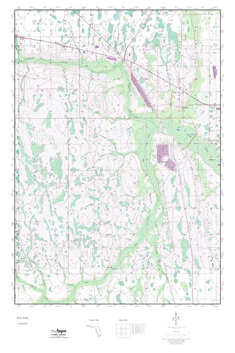 Mytopo Deer Park Florida Usgs Quad Topo Map