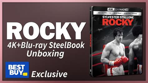 Rocky Best Buy Exclusive 4K 2D Blu Ray SteelBook Unboxing YouTube