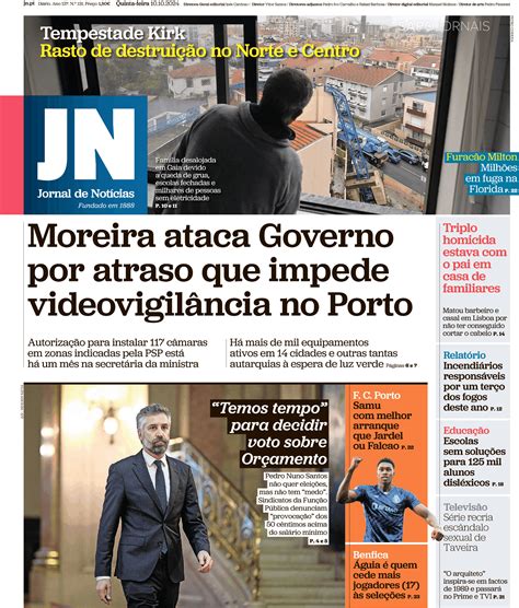 Jornal De Not Cias Out Jornais E Revistas Sapo Pt