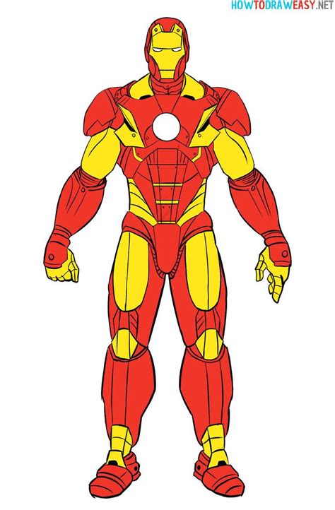 Iron Man Drawing Tutorial Iron Man Iron Man Drawing Draw