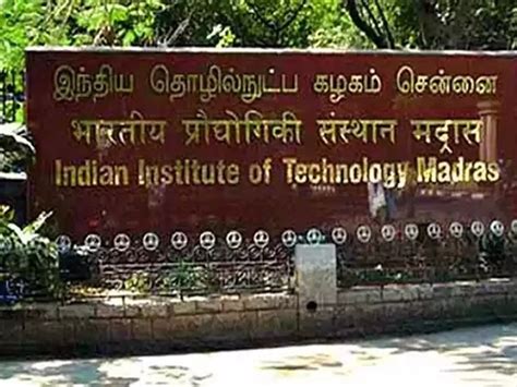 IIT Madras Ranked Best Institution In India The Hitavada