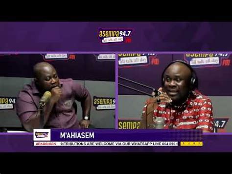 M AHIASEM With Omanhene Kwabena Asante 26 01 24 YouTube