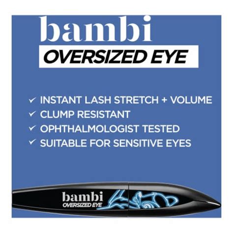 L Oreal Paris Bambi Oversized Eye Mascara Instant Volume Washable