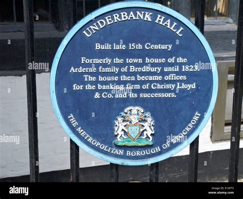 Cheshire Blue Plaque Hi Res Stock Photography And Images Alamy