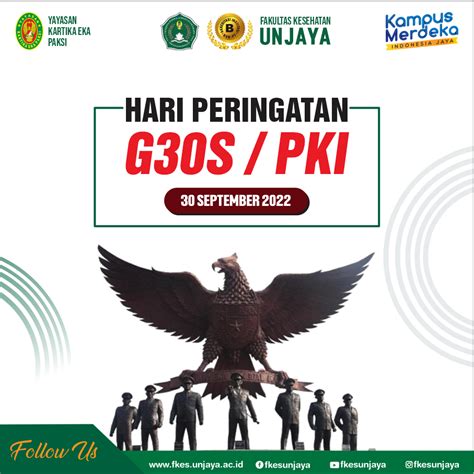 Hari Peringatan G30S / PKI - Fakultas Kesehatan Unjani Yogyakarta