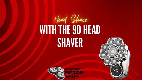 Electric Razor Rap Head Shave With 9d Nine Headed Electric Head