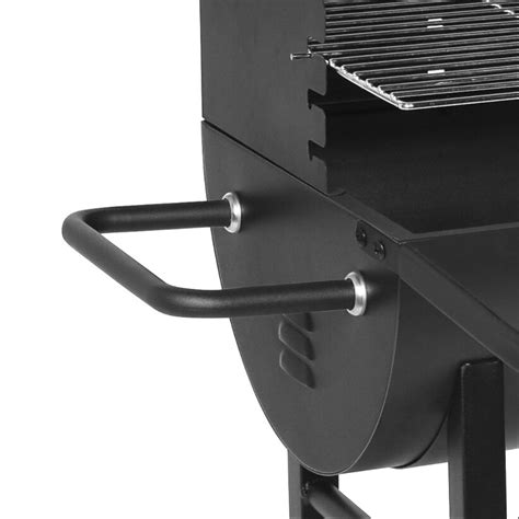 Barbecue Charbon De Bois Grilles Alabama Noir Acier Inoxydable