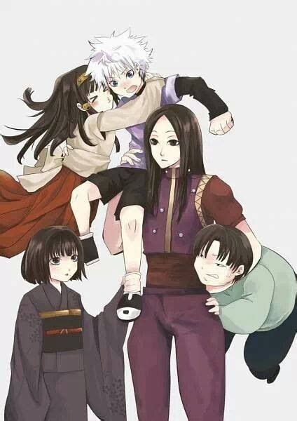 Alluka Killua Kalluto Illumi And Milluki Hunter X Hunter Hunter