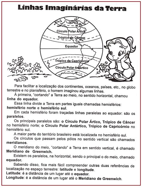 Plano De Aula Meridianos Paralelos E Os Continentes Atividades