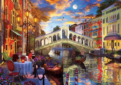 Puzzle Rialtobrücke Venedig 1 500 Teile PuzzleMania at