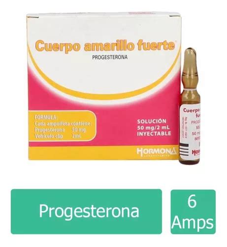 Cuerpo Amarillo Fuerte 50 Mg Solución Inyectable 2 Ml Meses sin intereses