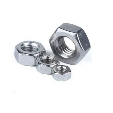 Single Threaded Hexagonal Stainless Steel Hex Nut Lh Thread Size