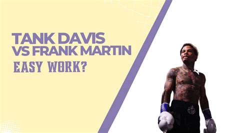 Brutal Knockout Gervonta Davis Vs Frank Martin Prediction Youtube