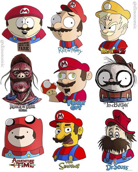 Artist Recreates Various Characters In Different Cartoon Styles (20 ...