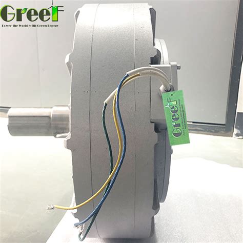 10kw 100 Rpm Coreless Permanent Magnet Generator Low Start Torque