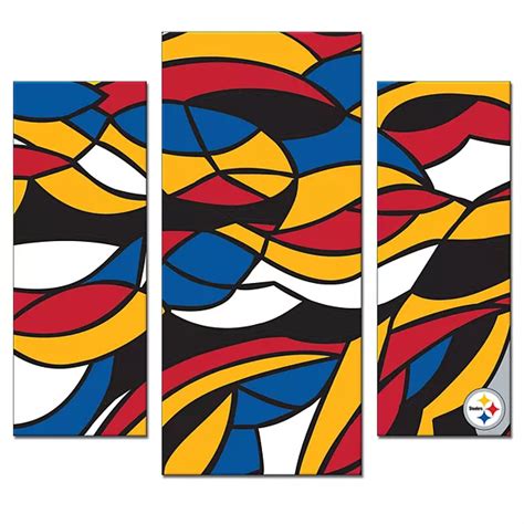 Pittsburgh Steelers 3-Piece Wall Art