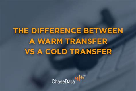 DialedIn Blog - The Difference Between a Warm Transfer vs a Cold Transfer