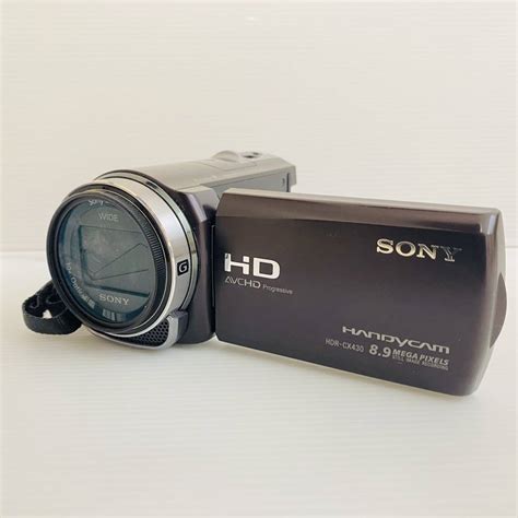 【やや傷や汚れあり】【1円スタート】 Sony ソニー Handycam Hdr Cx430v デジタルビデオカメラ バッテリー付き 簡易