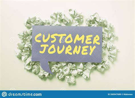 Writing Displaying Text Customer Journey Business Concept Complete