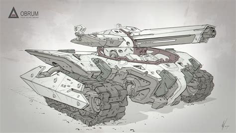 ArtStation - Next Generation light tank design. PL-02 Concept, Michal ...