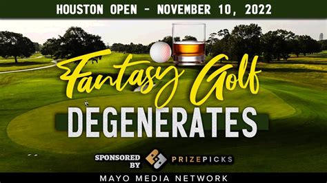 2022 Houston Open DraftKings Plays Fantasy Golf Degenerates YouTube