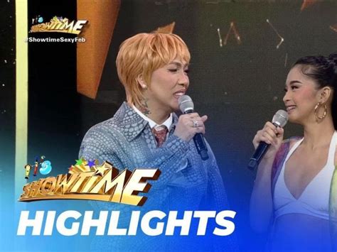 It S Showtime Meme Vice Muling Nakaharap Ang Sexy Babe Na May Crush Sa Kanya Sexy Babe Gma