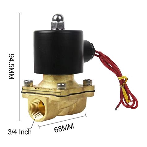 V Lvula Solenoide El Ctrica Para Agua Aceite Aire Gas X Cuerpo