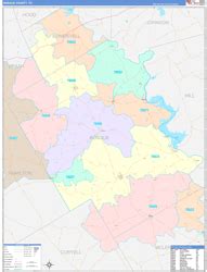 Bosque County, TX Wall Maps - MapSales