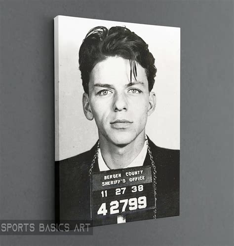 Frank Sinatra Mugshot Poster Frank Sinatra Print Handmade Etsy