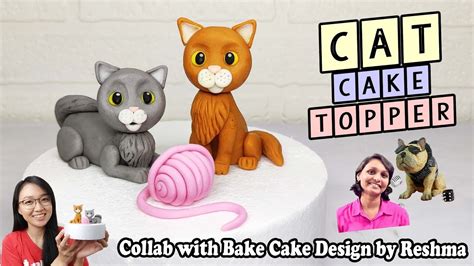 Cat Cake Topper INCLUDE WEIGHTS How To Make A Fondant Cat Cat