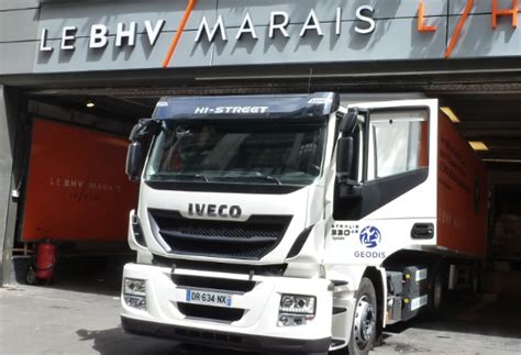 Bhv Marais Passe Ses Camions Au Gaz Naturel Avec Geodis