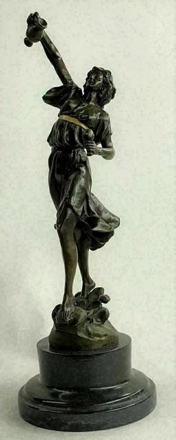 SIGNED BRONZE SCULPTURE Mythology Nude Girl Bacchus Statue Collector Edition Art EUR 173 04