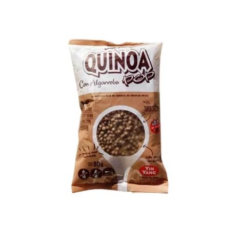 Alimento A Base De Harinas De Cereales Dulces Quinoa Pop Con Algarroba