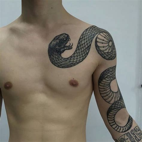 Efectos Con Tatuajes De V Boras En La Pierna Y Brazo Snake Tattoo I