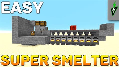 How To Craft A Super Smelter Minecraft