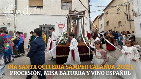 D A De Santa Quiteria Samper De Calanda Youtube