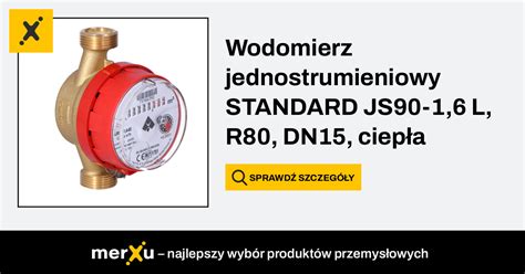 Apator Powogaz Wodomierz Jednostrumieniowy Standard Js L R