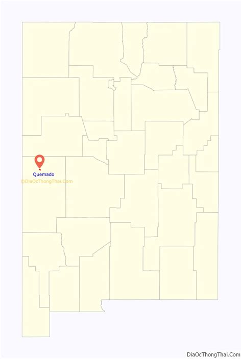 Map of Quemado CDP, New Mexico