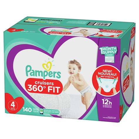 Pampers Cruisers 360 Fit Diapers Size 4 62 Count