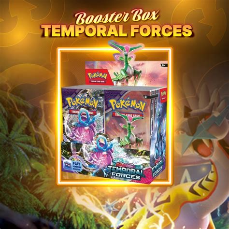 Pokémon Tcg Scarlet And Violet Temporal Forces Booster Box Gaming