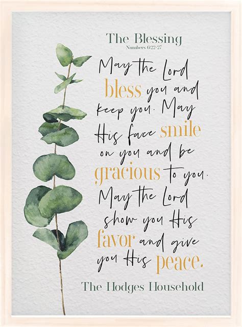 Aaronic Blessing | Parchment Scripture – ArtsyOlive