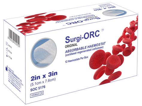 White Surgi Orc Absorbable Hemostatic Size 05x35 Cm At Best Price In