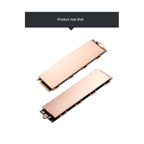 Медный радиатор SSD M.2 с силиконовой термопрокладкой Охлаждающий ...